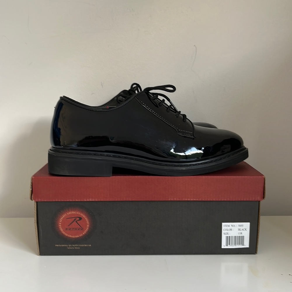 ROTHCO UNIFORM HI-GLOSS OXFORD DRESS SHOE